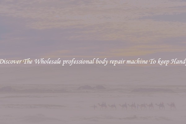 Discover The Wholesale professional body repair machine To keep Handy