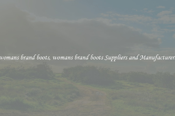 womans brand boots, womans brand boots Suppliers and Manufacturers