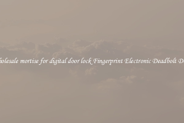 Wholesale mortise for digital door lock Fingerprint Electronic Deadbolt Door 