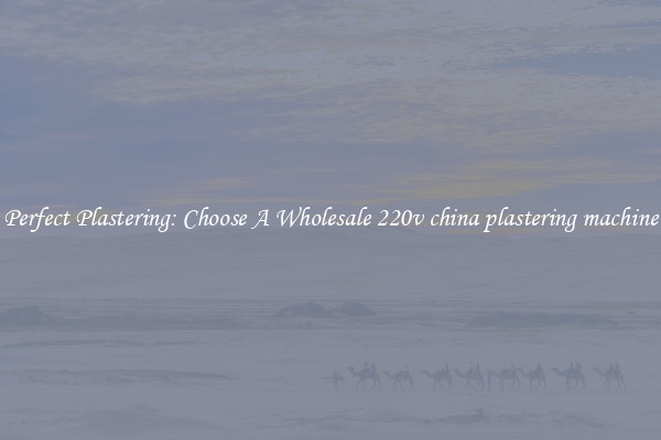  Perfect Plastering: Choose A Wholesale 220v china plastering machine 