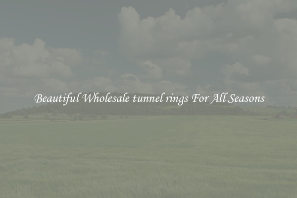 Beautiful Wholesale tunnel rings For All Seasons
