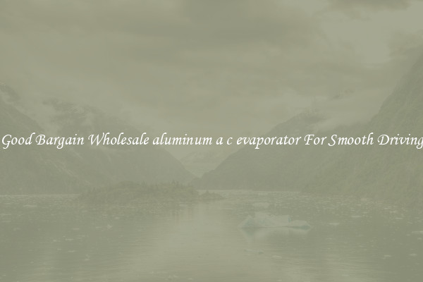 Good Bargain Wholesale aluminum a c evaporator For Smooth Driving