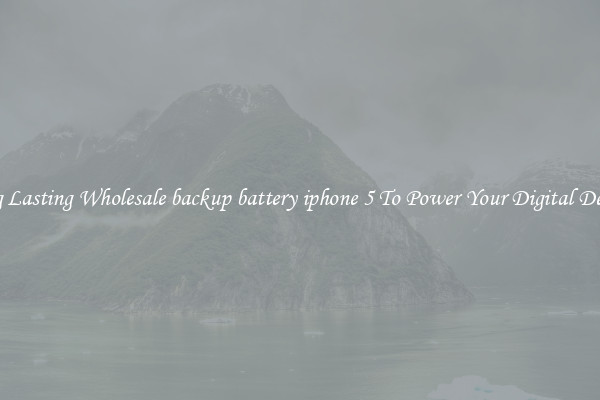 Long Lasting Wholesale backup battery iphone 5 To Power Your Digital Devices