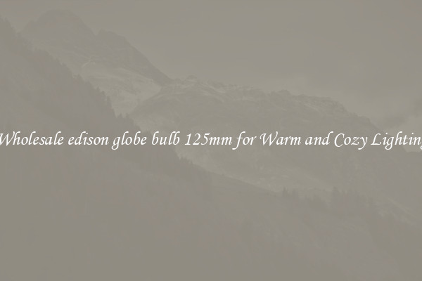 Wholesale edison globe bulb 125mm for Warm and Cozy Lighting